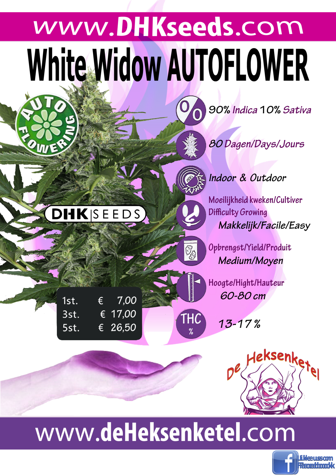 White Widow Autoflower De Heksenketel 7316